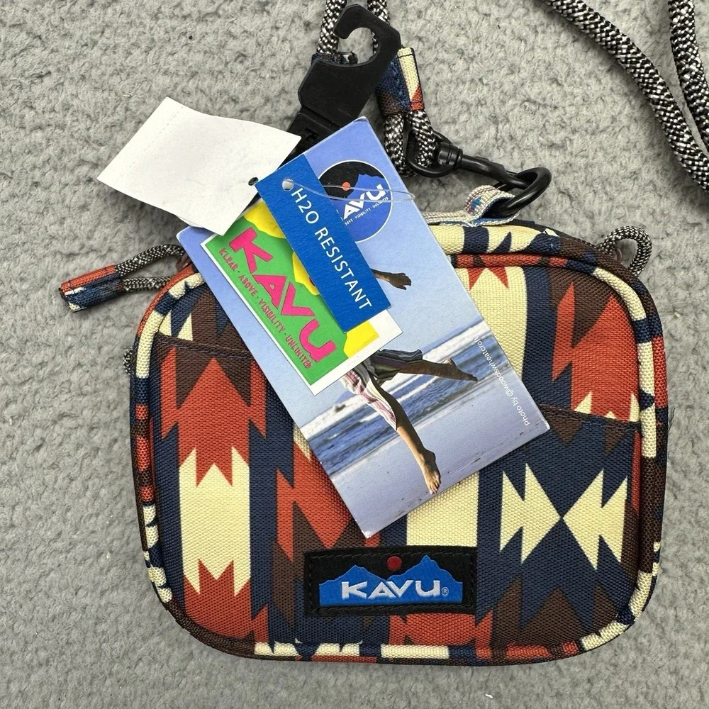 NWT Kavu 192-480-0003 Safety Cove Case Sedona Range Rope Bag H20 Resistant Purse